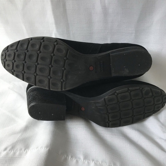 Blondo Womens Valli Waterproof Suede Ankle Bootie US 9.5 M Black Zip - Picture 7 of 12